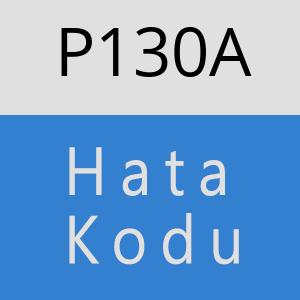 P130A hatasi