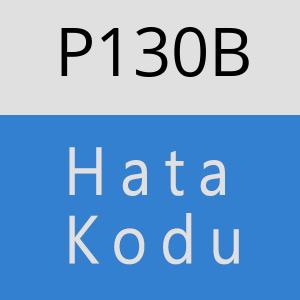 P130B hatasi