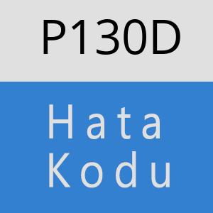 P130D hatasi