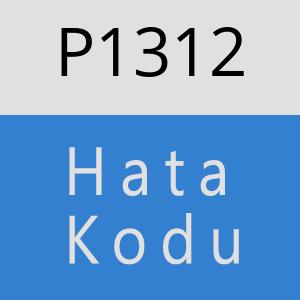 P1312 hatasi