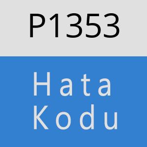 P1353 hatasi