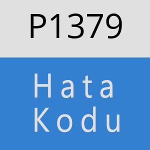 P1379 hatasi