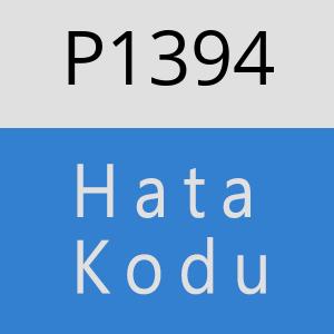 P1394 hatasi