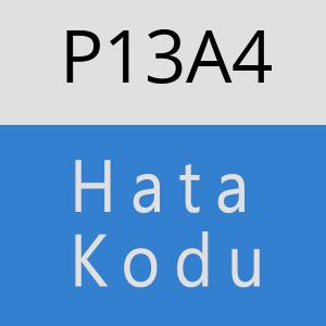 P13A4 hatasi