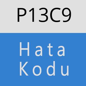 P13C9 hatasi