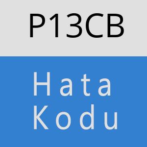 P13CB hatasi