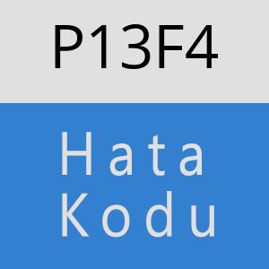 P13F4 hatasi