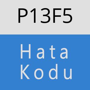 P13F5 hatasi