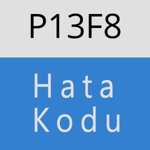 P13F8 hatasi