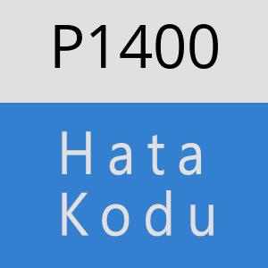 P1400 hatasi