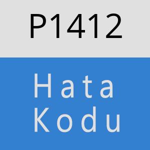 P1412 hatasi