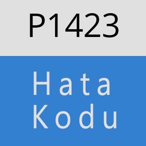 P1423 hatasi