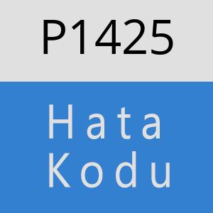 P1425 hatasi