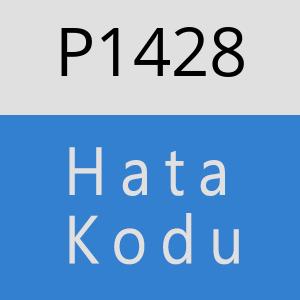 P1428 hatasi