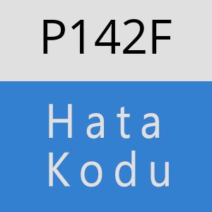 P142F hatasi