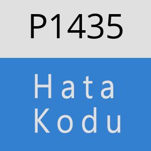 P1435 hatasi