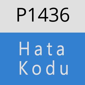 P1436 hatasi