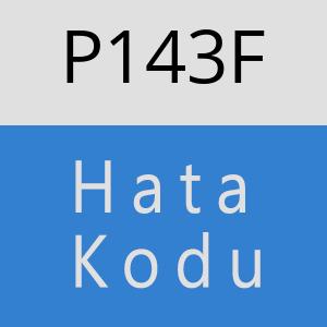 P143F hatasi