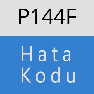 P144F hatasi