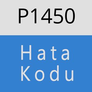 P1450 hatasi