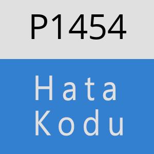 P1454 hatasi