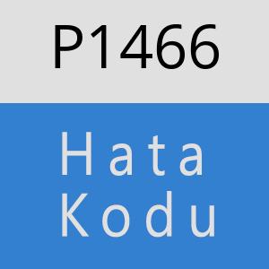P1466 hatasi