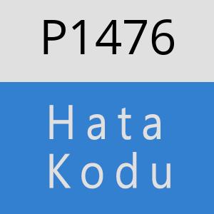 P1476 hatasi