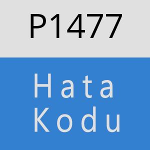 P1477 hatasi