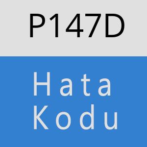 P147D hatasi