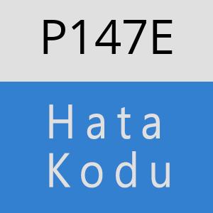 P147E hatasi