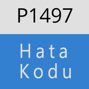 P1497 hatasi