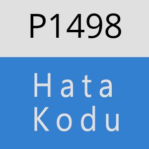 P1498 hatasi