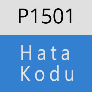 P1501 hatasi