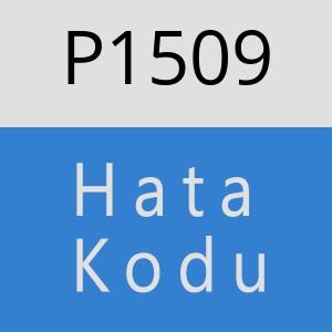 P1509 hatasi