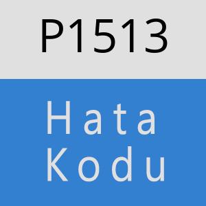 P1513 hatasi