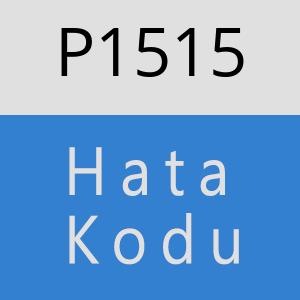 P1515 hatasi