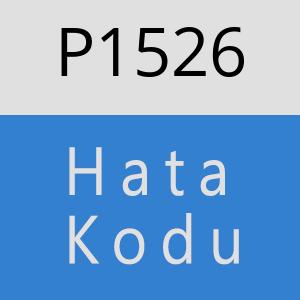 P1526 hatasi