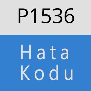 P1536 hatasi