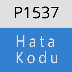 P1537 hatasi