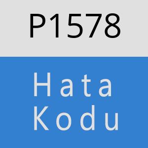 P1578 hatasi