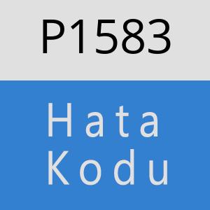 P1583 hatasi