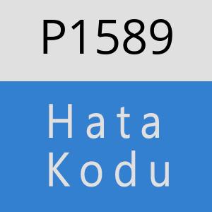 P1589 hatasi