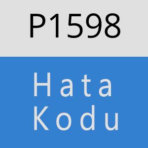 P1598 hatasi