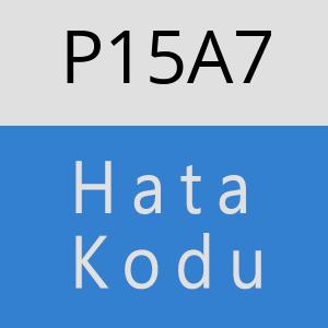 P15A7 hatasi