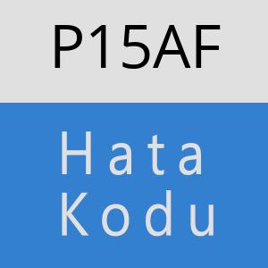 P15AF hatasi