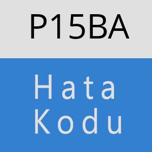 P15BA hatasi