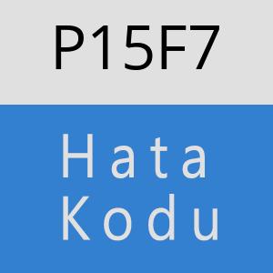 P15F7 hatasi