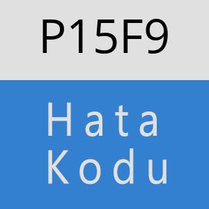 P15F9 hatasi