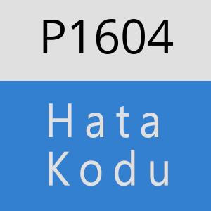 P1604 hatasi