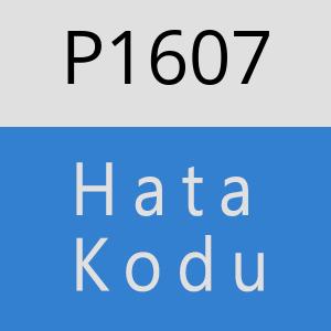 P1607 hatasi